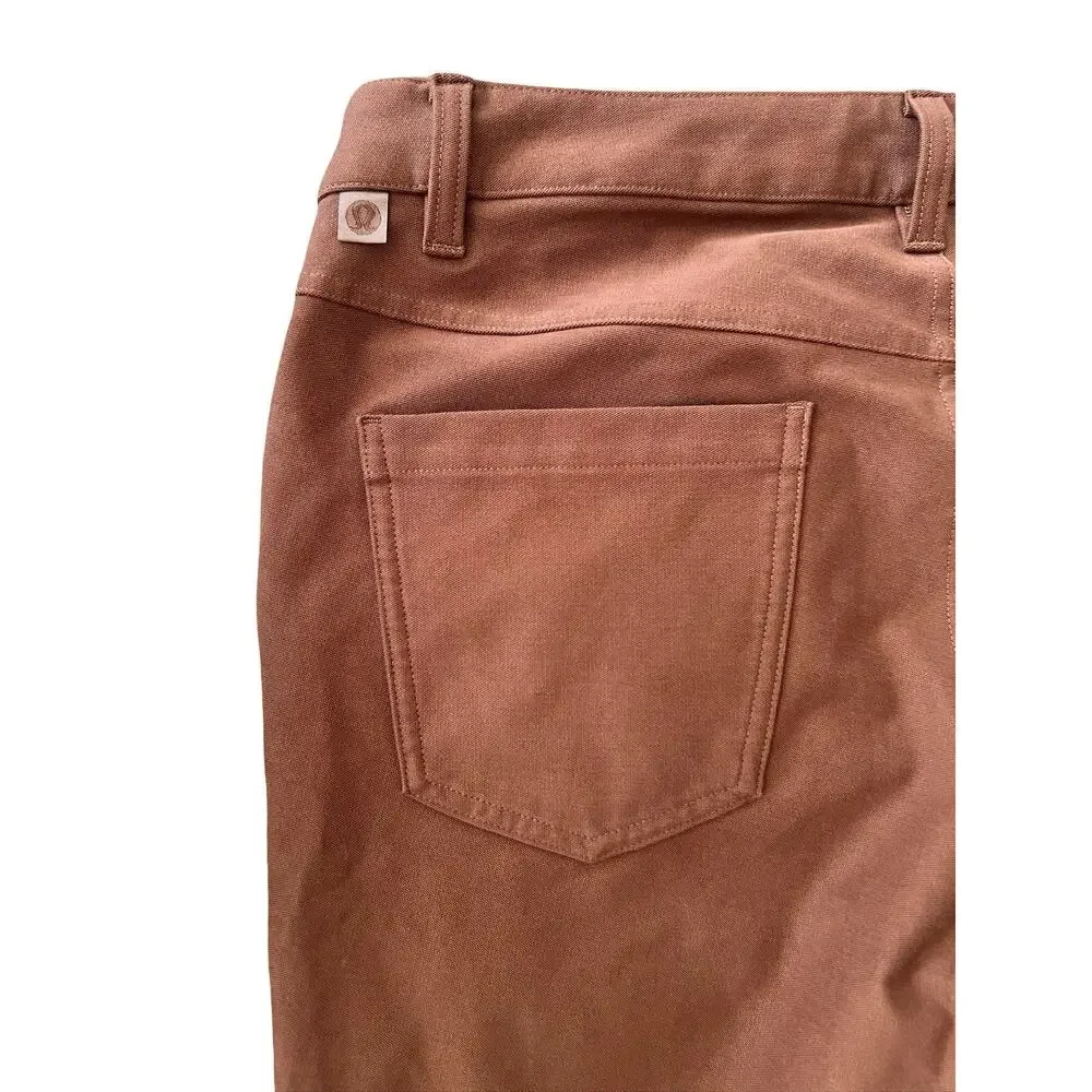 Lululemon Mens Brown Slim Fit Pants Size 31 Stretch Casual Work Travel